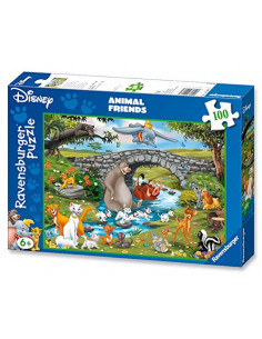 Puzzle 100 pièces XXL - La famille d'Animal Friends - Disney