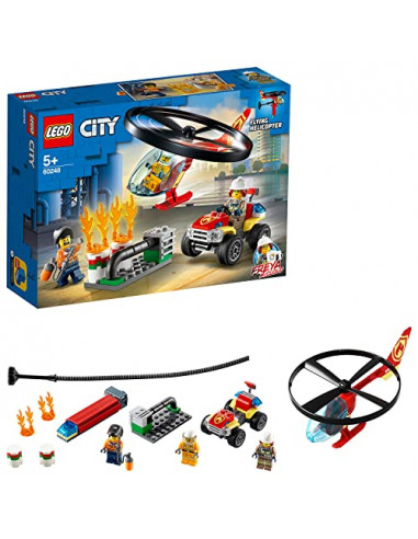 LEGO 60248 City Fire L’Intervention de l’hélicoptère des Pompiers