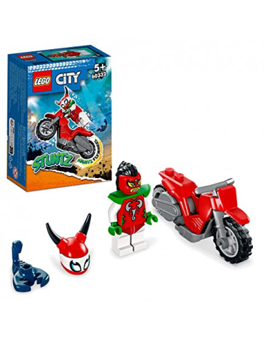 LEGO 60332 City Stuntz La Moto de Cascade du Scorpion Téméraire, Jouet de Cascadeur Stuntz, Idée Cadeau pour Enfants de