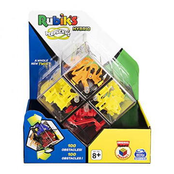 PERPLEXUS – LABYRINTHE JUNIOR ET RUBIK'S CUBE – Jeu de Casse-Tête Perplexus Rubik's 2x2 Avec 100 Obstacles– Jouet Hybride...