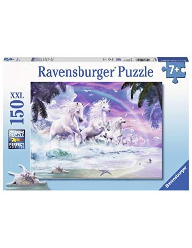 Ravensburger - Puzzle Enfant - Puzzle 150 p XXL - Licornes sur la plage - 10057