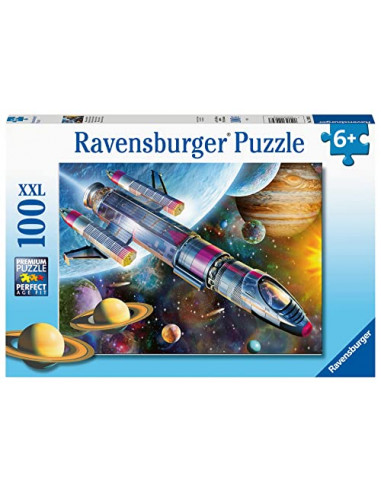 Ravensburger - Puzzle Enfant - Puzzle 100 p XXL - Mission dans l'espace - Dès 6 ans - 12939