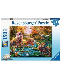 Puzzle 150 pièces XXL - Le rassemblement des dinosaures