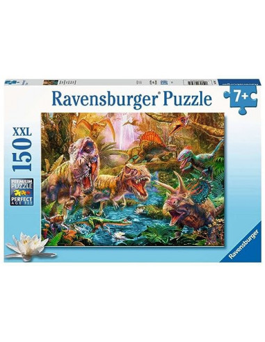 Ravensburger - Puzzle pour enfants - 150 p XXL - Le rassemblement des dinosaures - Dès 7 ans - Puzzle de qualité