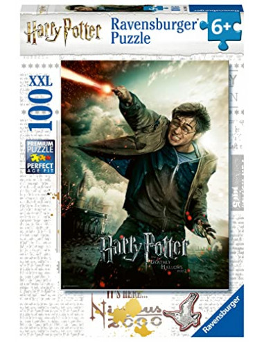 Ravensburger - Puzzle Enfant - Puzzle 100 pièces XXL - Le monde fantastique d’Harry Potter - Garçon ou fille dès 6 ans -