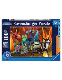 Puzzle 100 pièces XXL - Dresseurs de dragon