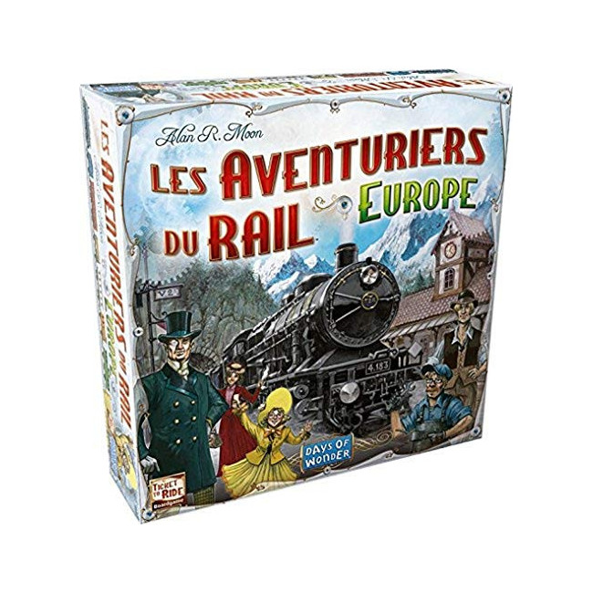 Les aventuriers du rail Europe - Asmodee - Jeux de plateau - Compatible avec Alexa