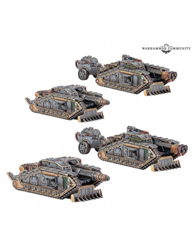 Malcador Infernus and Valdor Tank Destroyers - 4 figurines - Legions Imperialis