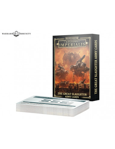 The Great Slaughter Army Cards - Legions Imperialis