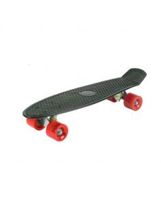 Skateboard 56cm - Noir et roouge