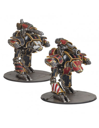 Legions Imperialis: Dire Wolf Heavy Scout Titans - 2 figurines - Warhammer The Horus Heresy