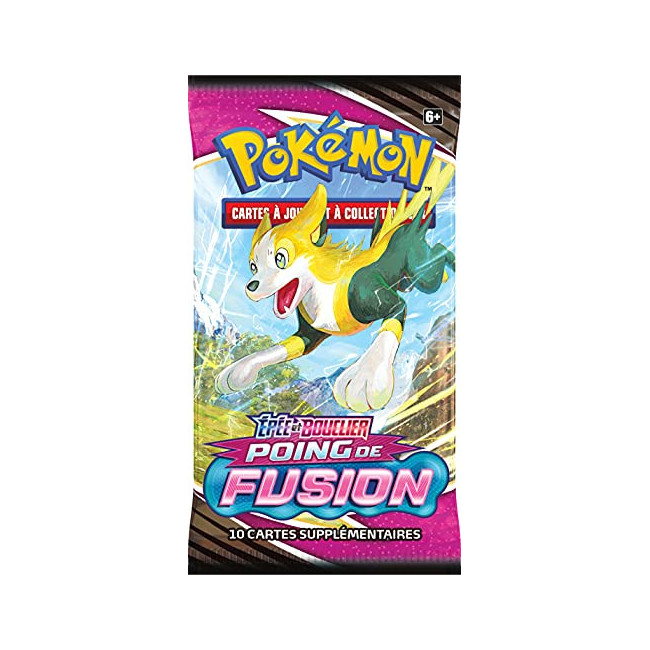 Pokémon - Booster - Epée et Bouclier - Poing de Fusion (EB08) - Jeu de société - Jeu de Cartes à Collectionner (Modèle...