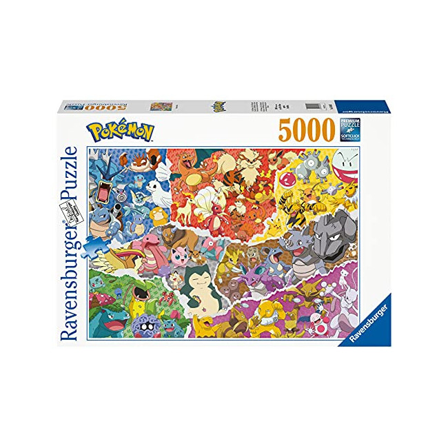Ravensburger- Puzzle 5000 pièces-Pokémon Allstars Adulte, 4005556168453, Multicolore