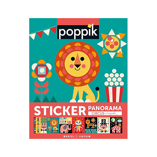 Sticker Poster Lehriech - [POPPIK, Farben und Formen - CIRCUS] - 750 Sticker + 1 Poster - (Kinder bis 3-7 Jahre) Kreativ...
