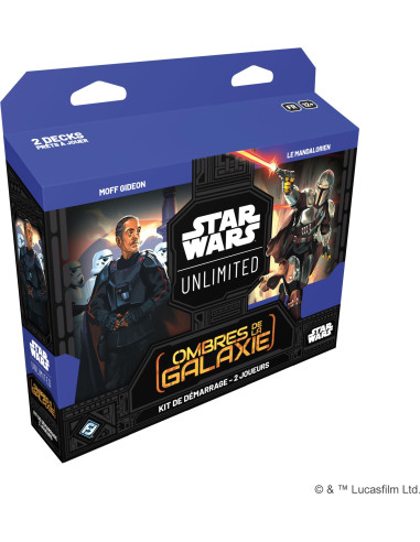 Asmodee   Ffg   Star Wars: Unlimited Ombres De La Galaxie   Kit De Démarrage 2 Joueurs   Jeu De Cartes à Collectionner   