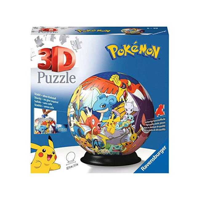 Ravensburger - Puzzle 3D Ball 72 p - Pokémon - 11785