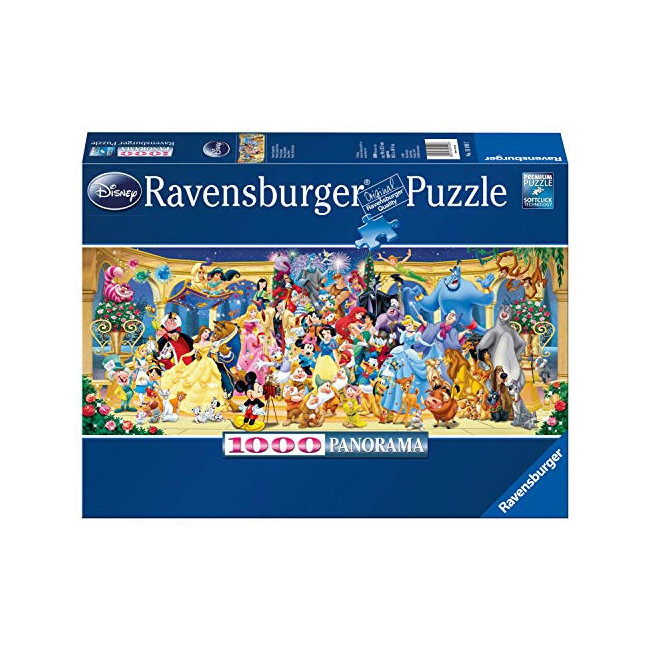Ravensburger - Puzzle Adulte - Puzzle 1000 p - Photo de groupe Disney (Panorama) - Adultes et enfants dès 14 ans - Puzzle de...