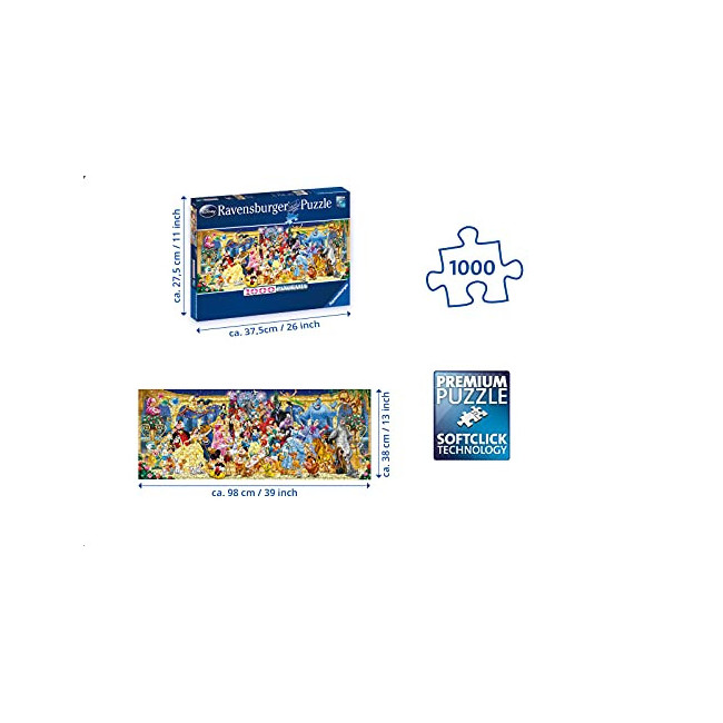 Disney - Puzzle 1000 pièces - Photo de groupe Disney
