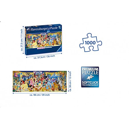 Disney - Puzzle 1000 pièces - Photo de groupe Disney