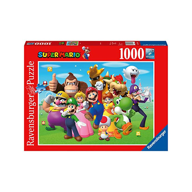 Ravensburger - Puzzle Adulte - Puzzle 1000 p - Super Mario - Adultes et enfants dès 14 ans - Puzzle de qualité supérieure -...