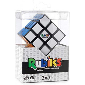 Rubik’s Cube | Le puzzle 3x3 original de correspondance de couleurs, un cube classique de résolution de problème, avec son...