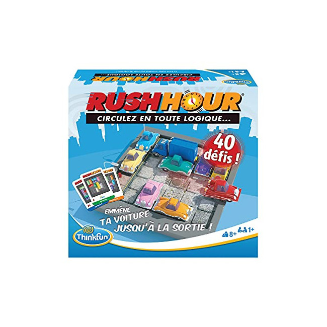 Ravensburger - Rush Hour - Jeu de logique Casse-tête - 40 défis 4 niveaux -  1 joueur ou plus dès 8 ans