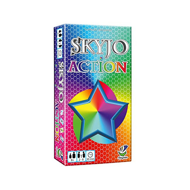 SKYJO Action, de Magilano - Le Jeu de Cartes passionnant pour des soirées de Jeu Amusantes et Amusantes Entre Amis et en...