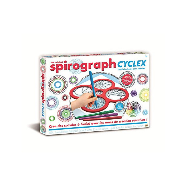 SPIROGRAPH - CYCLEX - outil de dessin avec pochoirs intégrés