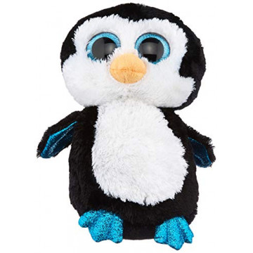 Ty - Beanie Boo's - Peluche Waddles le Pingouin - Noir / Blanc de 23 cm