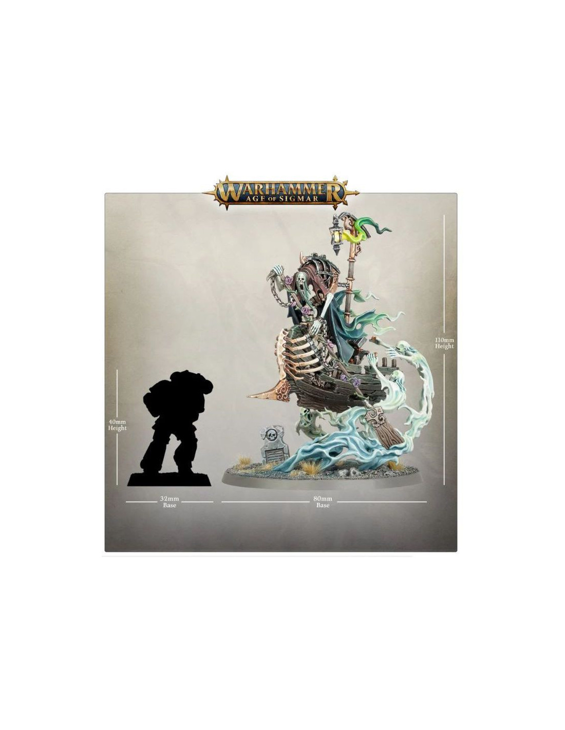 thumbnail image 2 of Nighthaunt Awlrach The Drowner - Games Workshop Warhammer Age Of Sigmar (Brand New, 91-16) 2 of 4