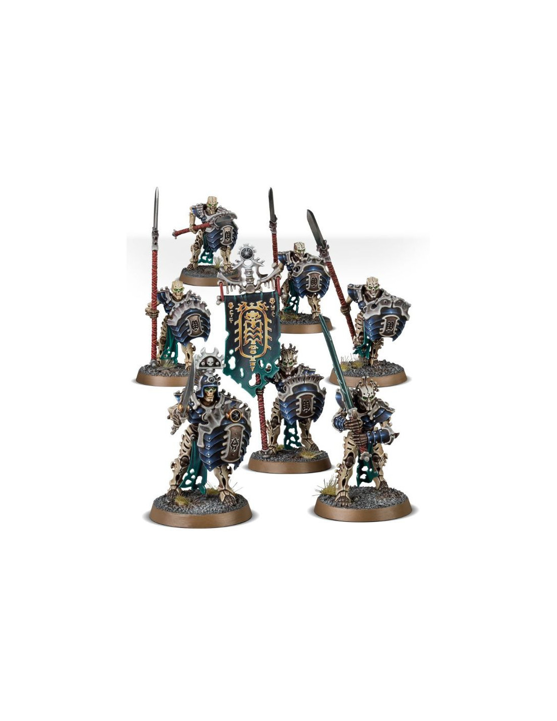 thumbnail image 2 of 10 Mortek Guard – Warhammer Age Of Sigmar – Ossiarch Bonereapers – New Unassembled 2 of 3