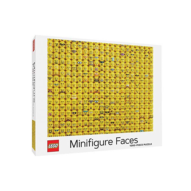 Lego Minifigure Faces Puzzle: 1000-piece