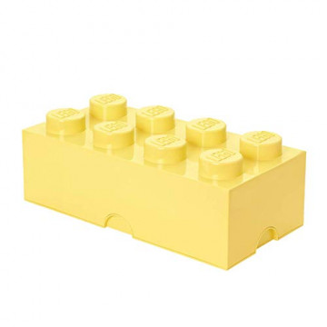 LEGO 40041741- Brique de Rangement empilable 8-Collection Design - Plastique Jaune