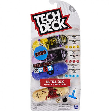 Tech Deck - Pack de 4 finger skates