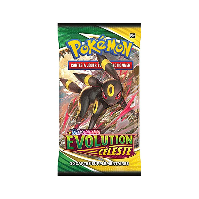 Pokémon Booster-Epée et Bouclier-Evolution Céleste (EB07) société-Jeu de Cartes à Collectionner (Modèle aléatoire), POEB702