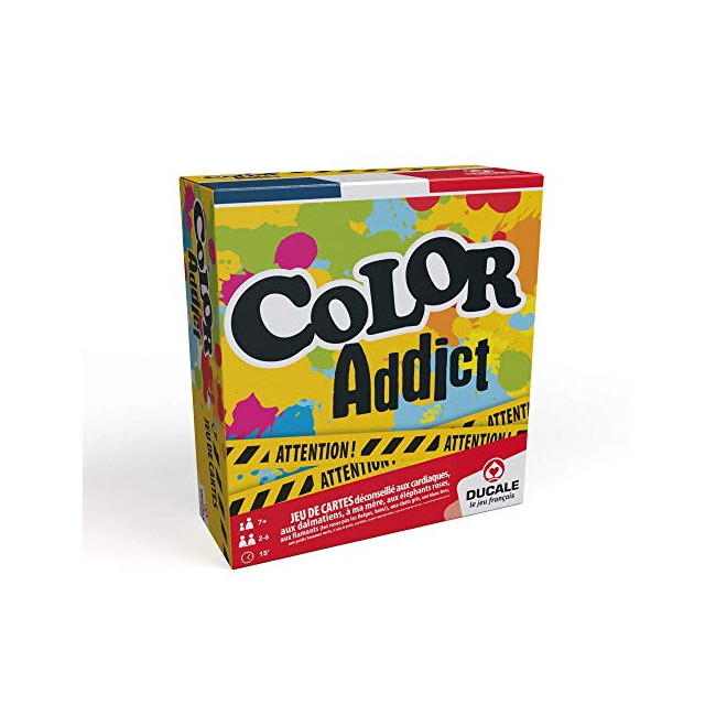 Color Addict - Jeu de societe coloré, ambiance & rapidité - jeu de cartes fabriqué en France pour toute la famille