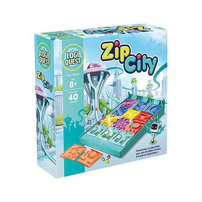 Zip City - Jeu de société à partir de 8 ans - 1 joueur