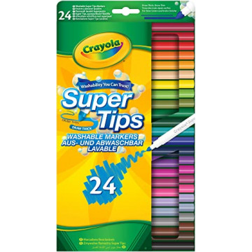 Crayola - 24 Feutres à dessiner