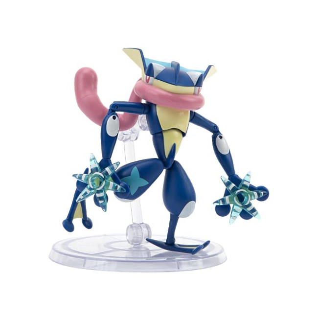 Pokemon Figurine Jouet 15 cm Quajutsu Greninja Figurine - Nouvelle Vague 2022 - sous Licence Officielle Jouet Figurine
