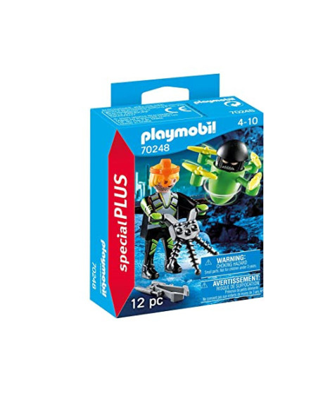 Playmobil Agent Avec Drone 