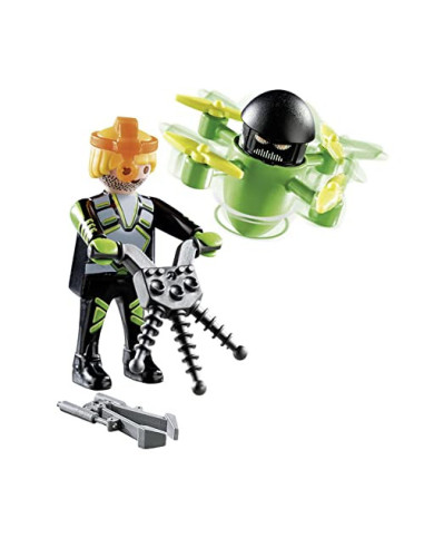 Playmobil Agent Avec Drone 