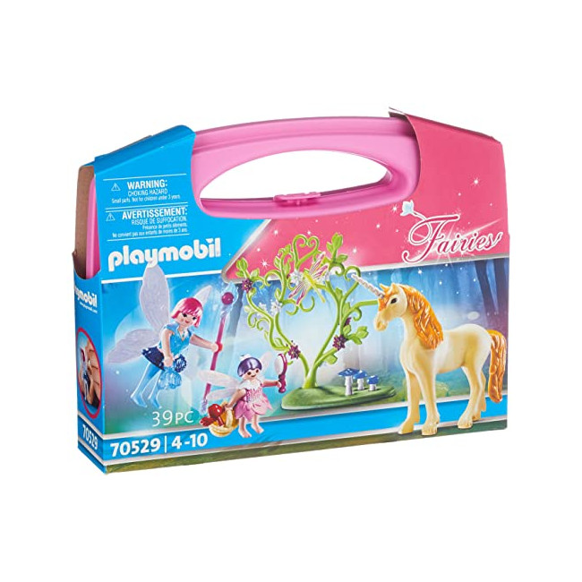 Playmobil 70529 - Valisette Fées et licorne - Magic- Le palais de princesses