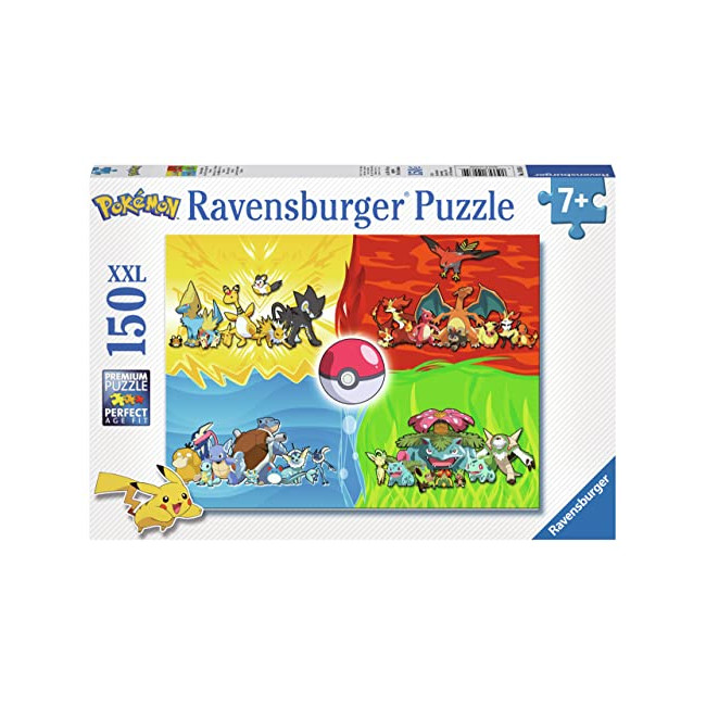 Pokémon - Puzzle 150 piéces XXL - Les différents types de Pokémon
