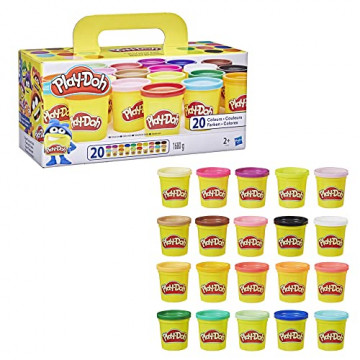Play-Doh – 20 Pots de Pate à modeler -  84 g chacun