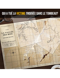 Jeu Dossiers criminels Mystère dans la vallée des rois - Jeux & Jouets Jeu Dossiers criminels Mystère dans la vallée des rois - Jeux & Jouets