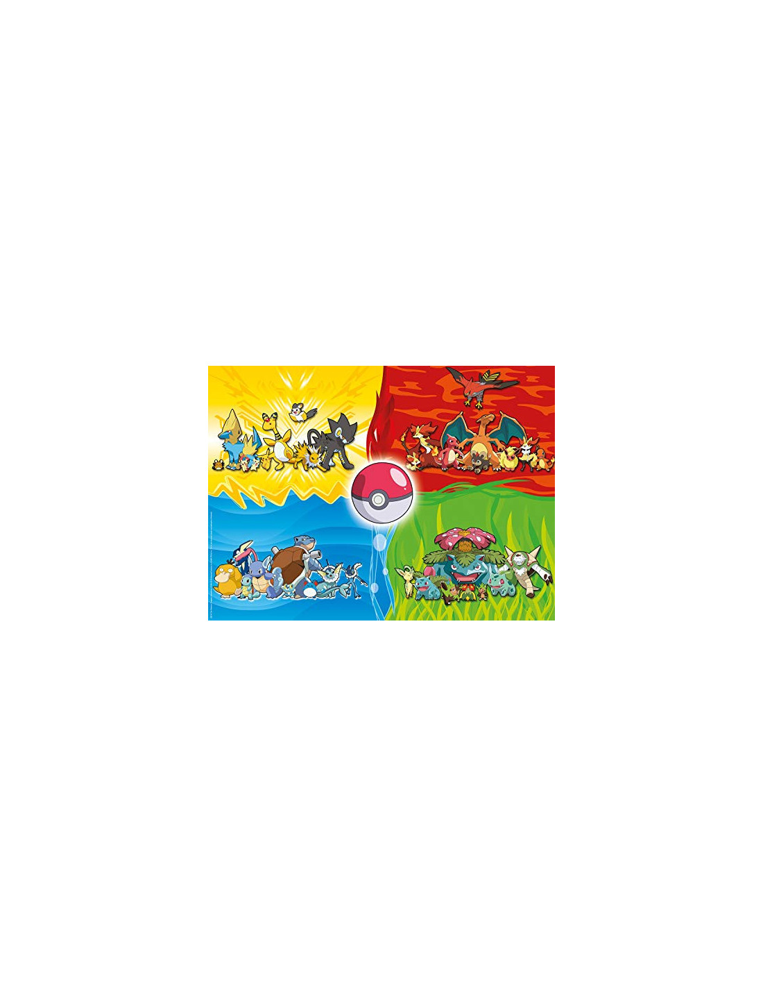 Pokémon Puzzle 150 Pieces Xxl - Les Différents Types De Pokémon