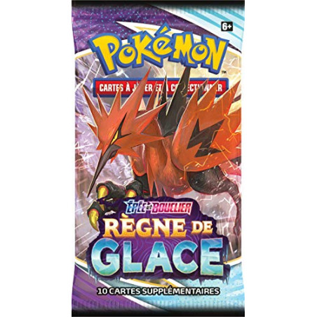 Pokémon Pokémon Épée et Bouclier : Règne de Glace EB06 - Booster | Cartes à jouer et à collectionner | Modèle aléatoire