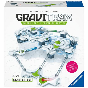 Ravensburger - Gravitrax - Starter Set - 27597 - Jeu de construction STEM - Circuits de billes créatifs - 122 pièces -