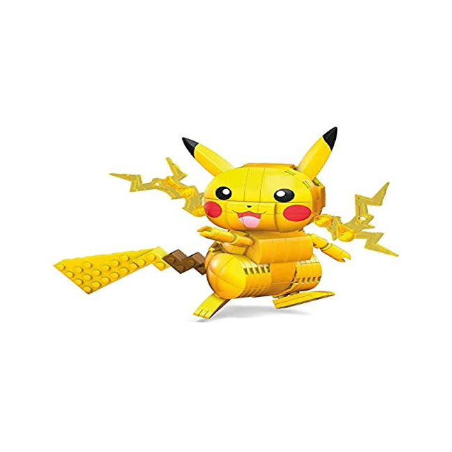 MEGA Pokémon Pikachu à construire, jeu de briques de construction, 211 pièces, pour enfant dès 7 ans, GMD31