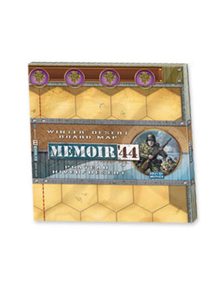 Days Of Wonder Asmodee   Mémoire 44   Extension : Plateau Hiver/Désert Jeux De Société   Jeu De Plateau   à Partir De 8 